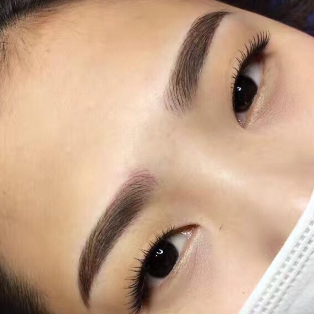 6d仿真丝绒雾眉