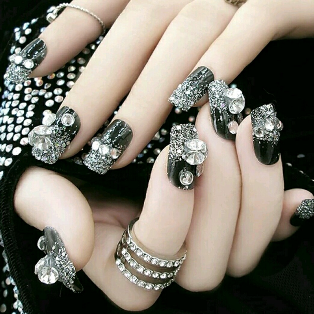 美甲- 高端大气个性钻石款